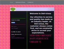 Tablet Screenshot of deliicious.com